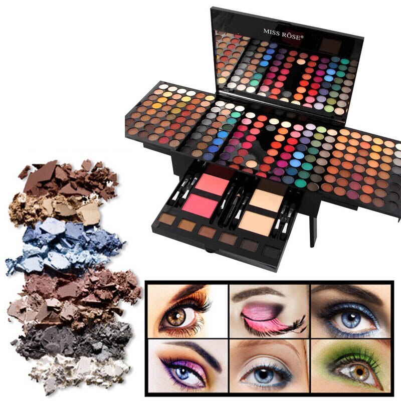 180 Colors Eyeshadow & Blush Set – Personalized Piano-Shaped Makeup Palette Box