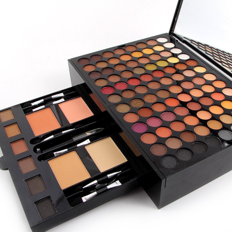 180 Colors Eyeshadow & Blush Set – Personalized Piano-Shaped Makeup Palette Box