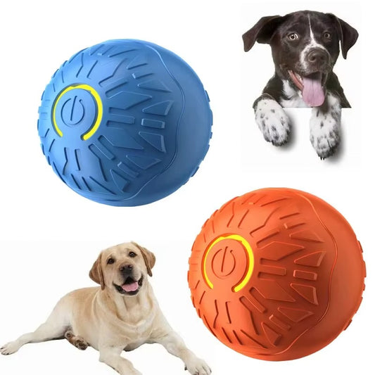 Interactive Dog Ball Automatic Rolling Ball Toy - Rechargeable, Solid, Universal Design for Indoor & Outdoor Use, Engaging Pet Toy