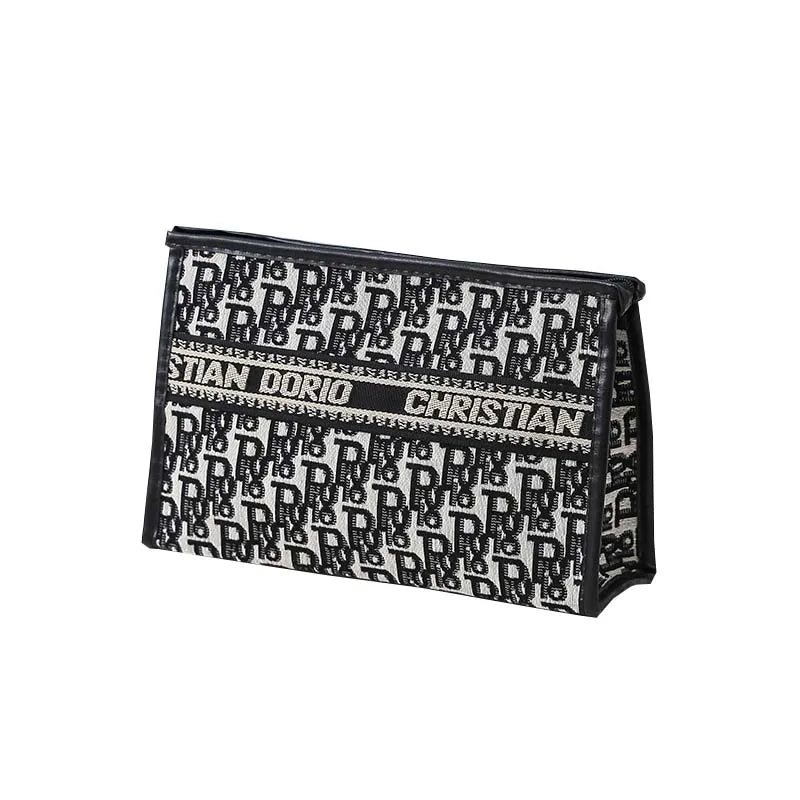 Classic Makeup Bag Portable Waterproof Travel Portable Large Capacity Cosmetic Makeup Brush Storage Bag Toilet Bag