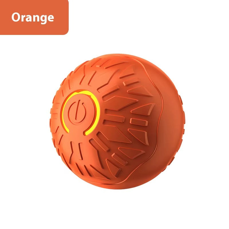 Interactive Dog Ball Automatic Rolling Ball Toy - Rechargeable, Solid, Universal Design for Indoor & Outdoor Use, Engaging Pet Toy