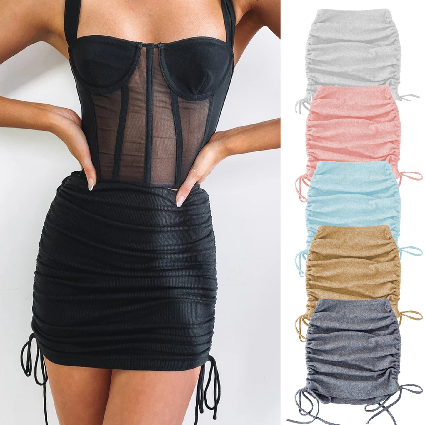 Women's Slim Wrap Skirt – Elegant, Flattering, and Comfortable Wrap-Around Design