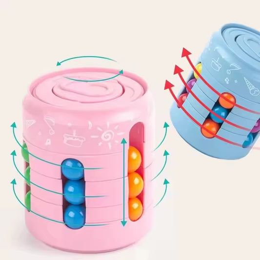 Magic Colorful Beans Fidget Spinner – Anti-Stress & Decompression Toy for Kids & Adults | Improves Focus & Thinking